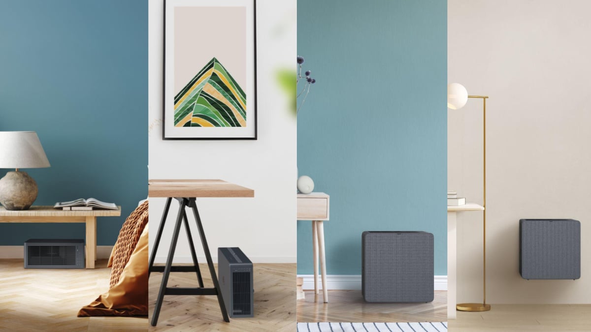 Renew air purifier placed in different positions