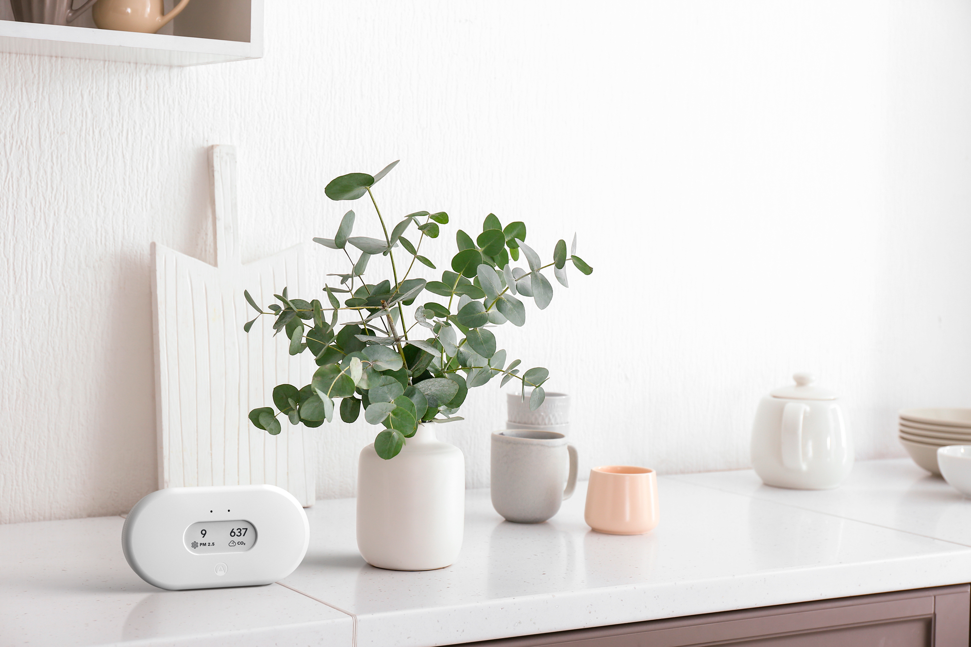 Airthings View Plus in kitchen